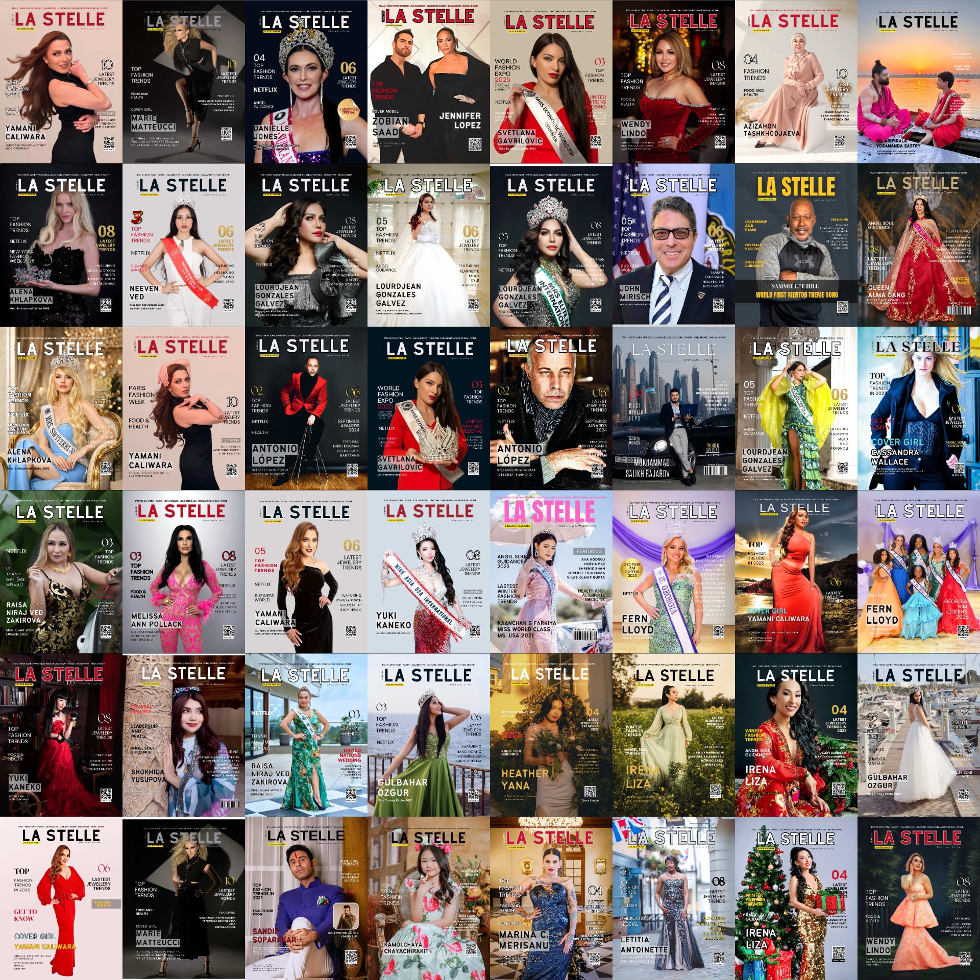 La Stelle Magazine Collage